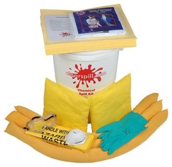 Clear Spill Chemical Spill Bucket Kit